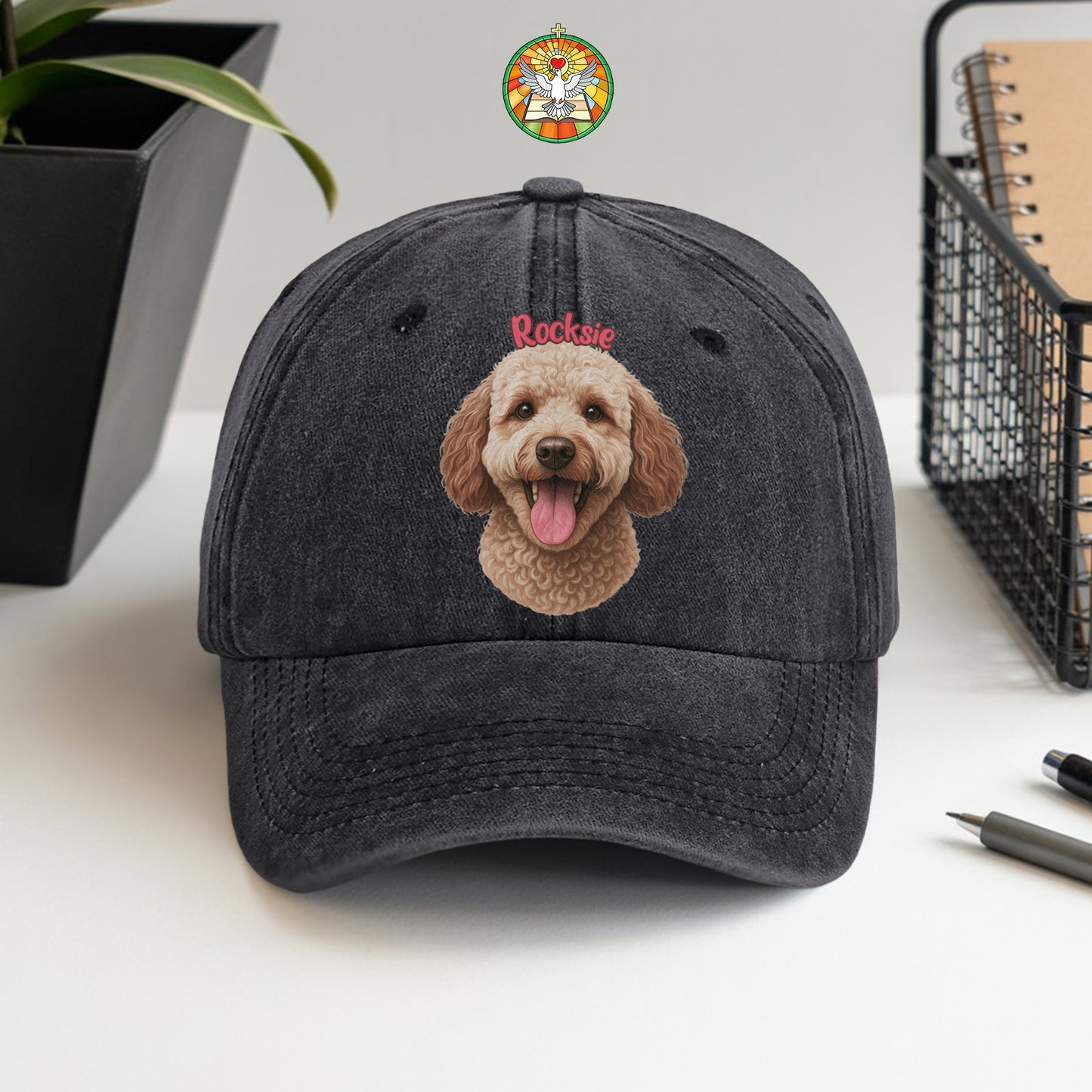 Rocksie Baseball Cap - Cute Dog Lover Hat