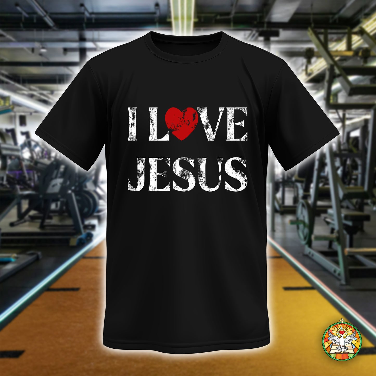 "I Love Jesus" Unisex Distressed Christian T-Shirt | John 3:16 Love Declaration Tee | Faith Guided Life Apparel