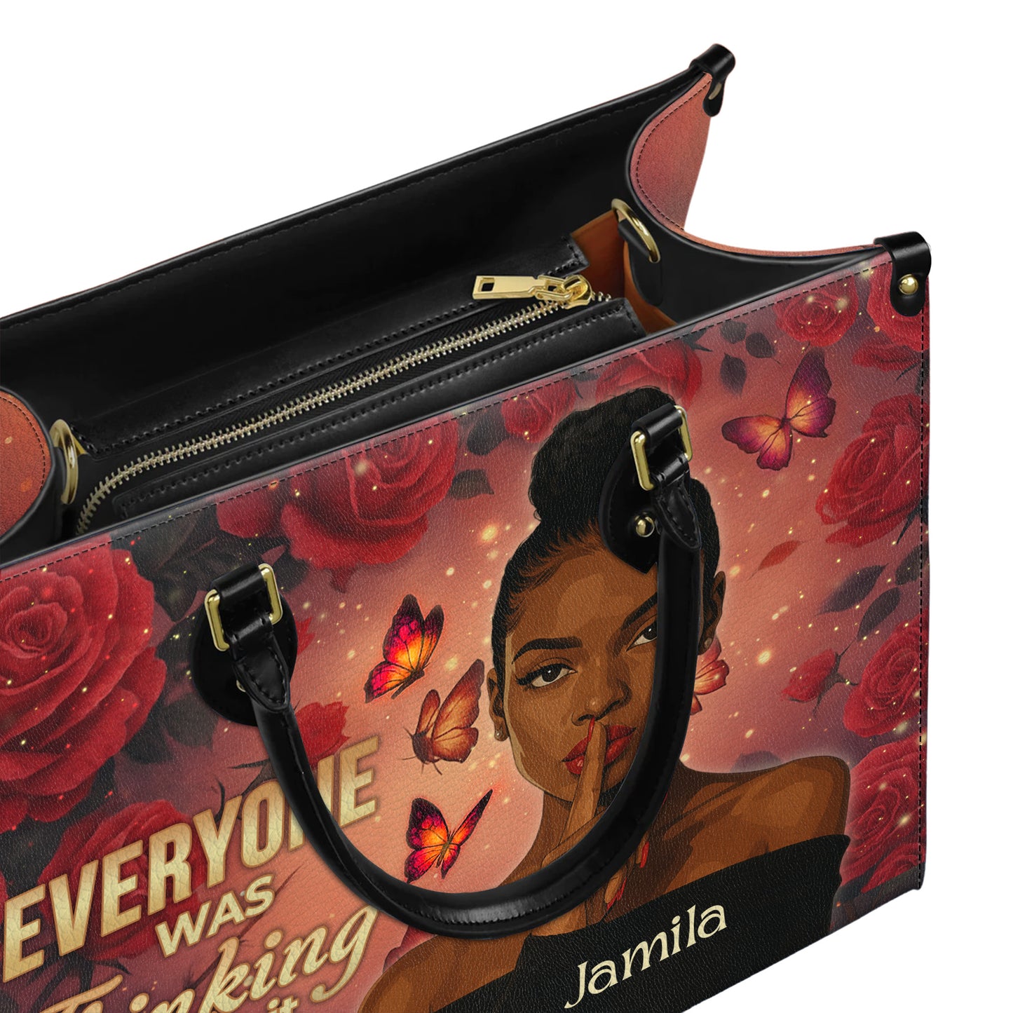 Everyone Was Thinking It I Just Said It Sassy Truth Teller Personalized Leather Handbag