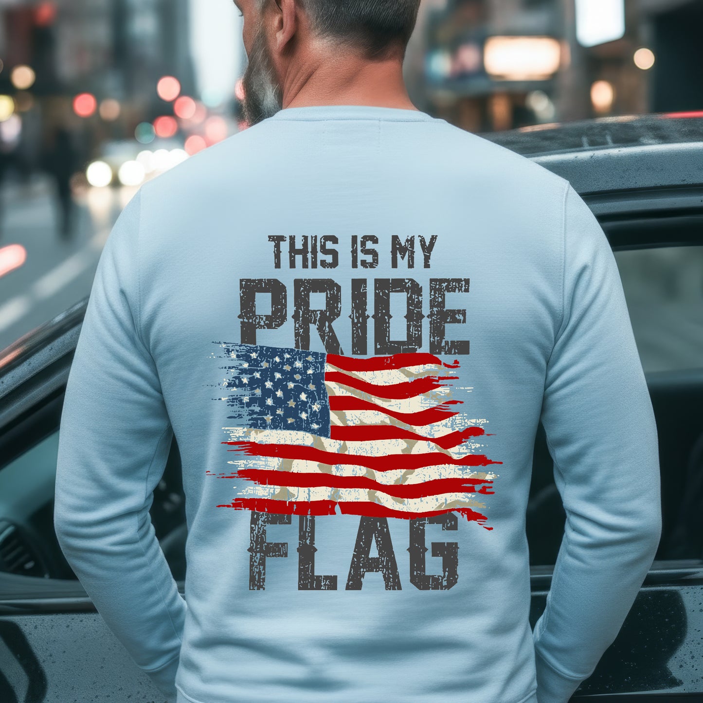 This Is My Pride Flag – 1776 Patriotic T-Shirt Two Sides