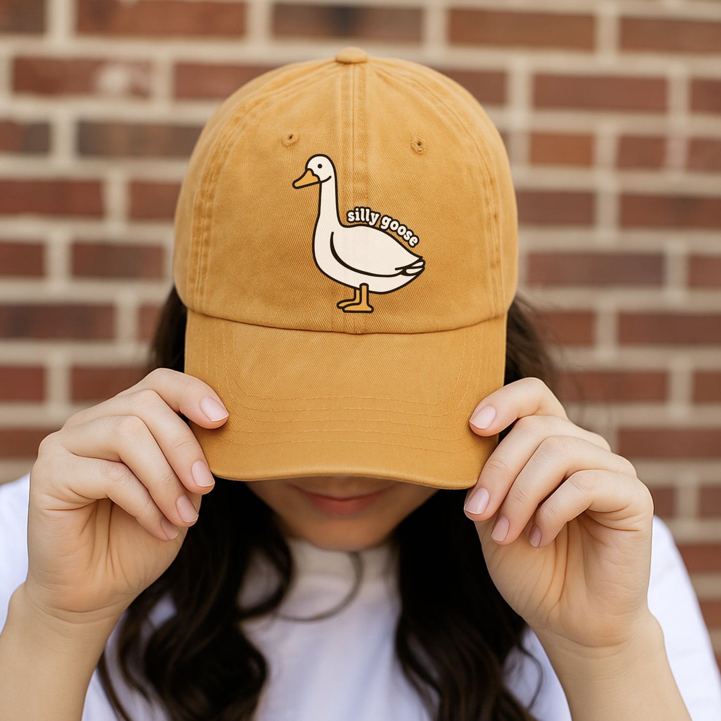 Silly Goose Baseball Cap - Cute Funny Animal Hat
