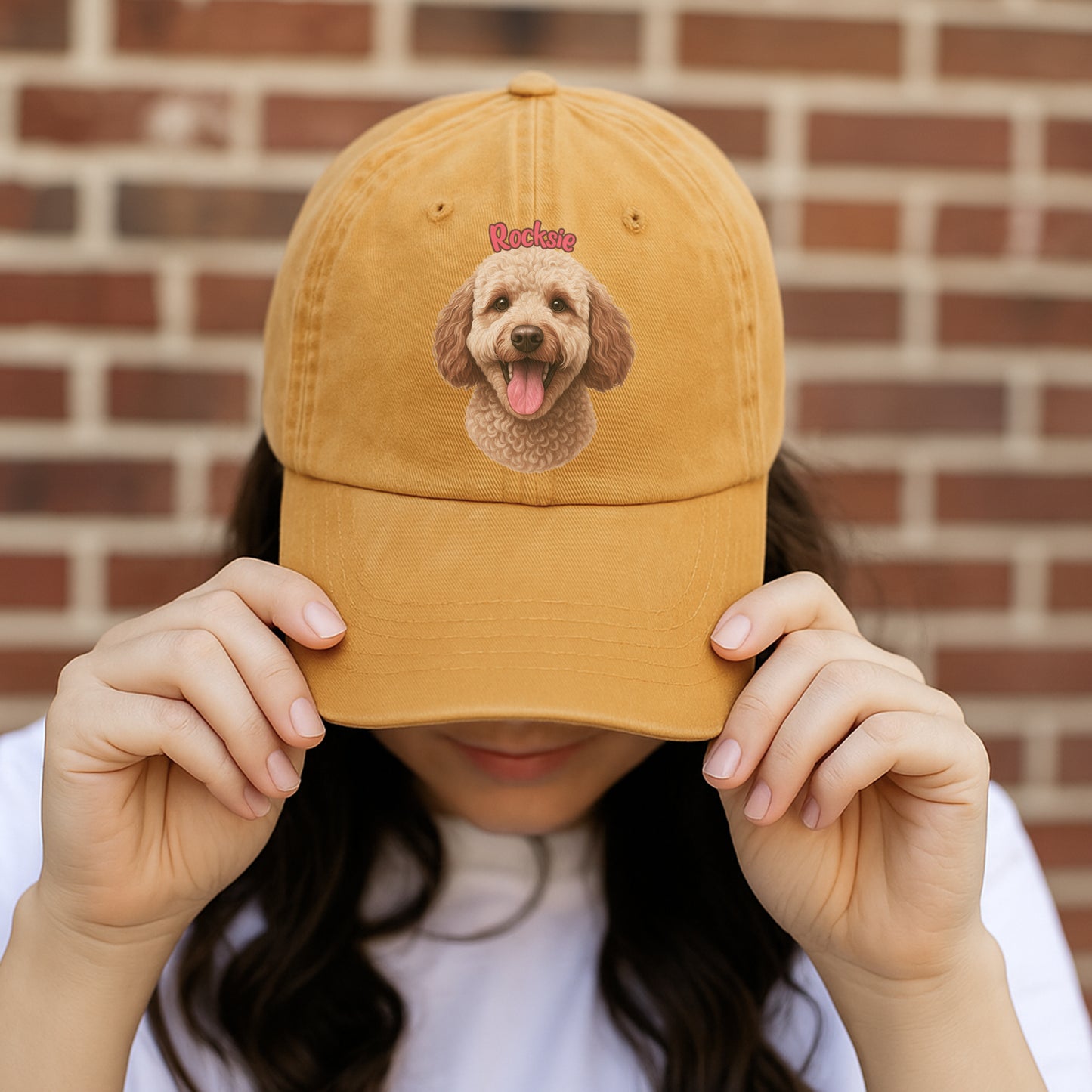 Rocksie Baseball Cap - Cute Dog Lover Hat