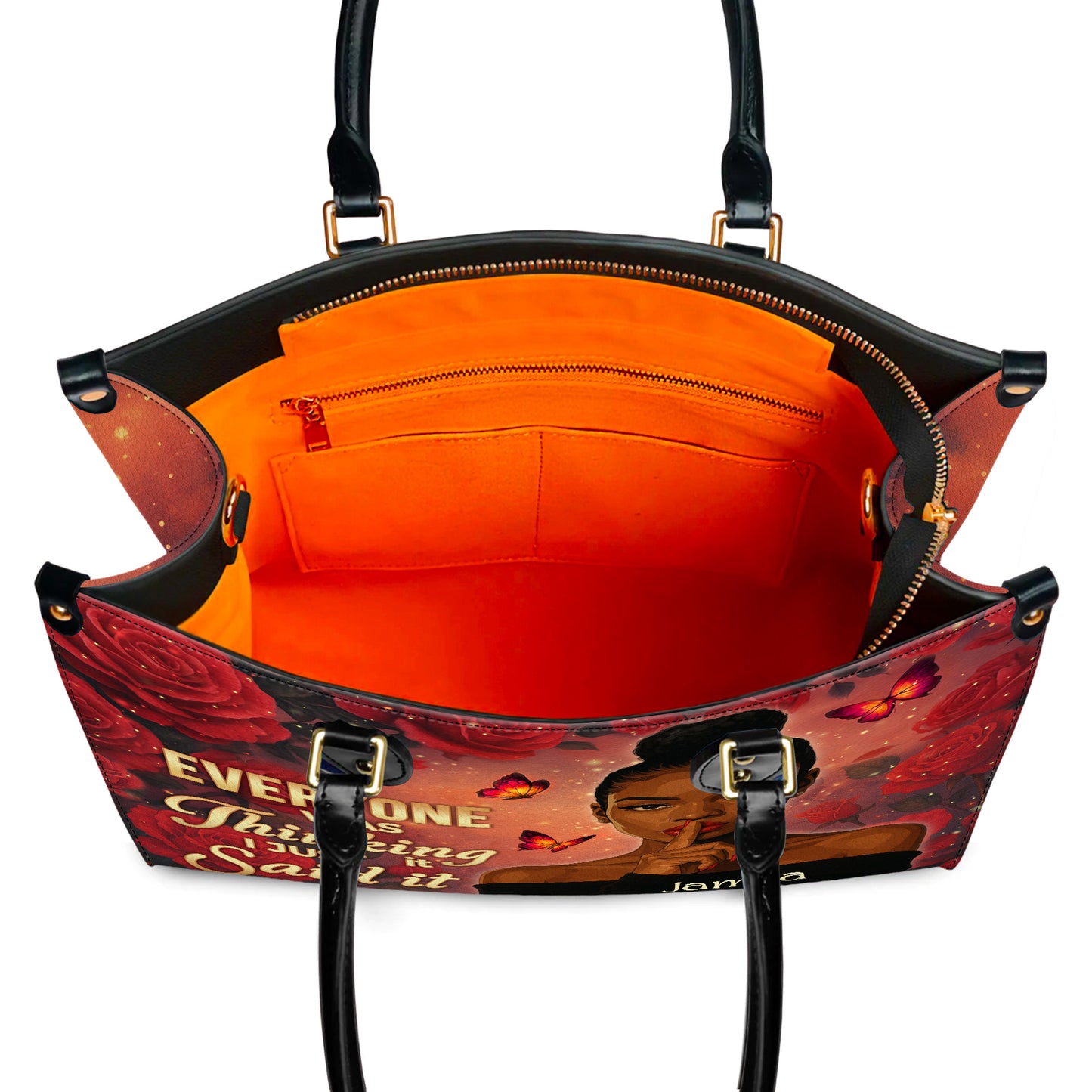 Everyone Was Thinking It I Just Said It Sassy Truth Teller Personalized Leather Handbag
