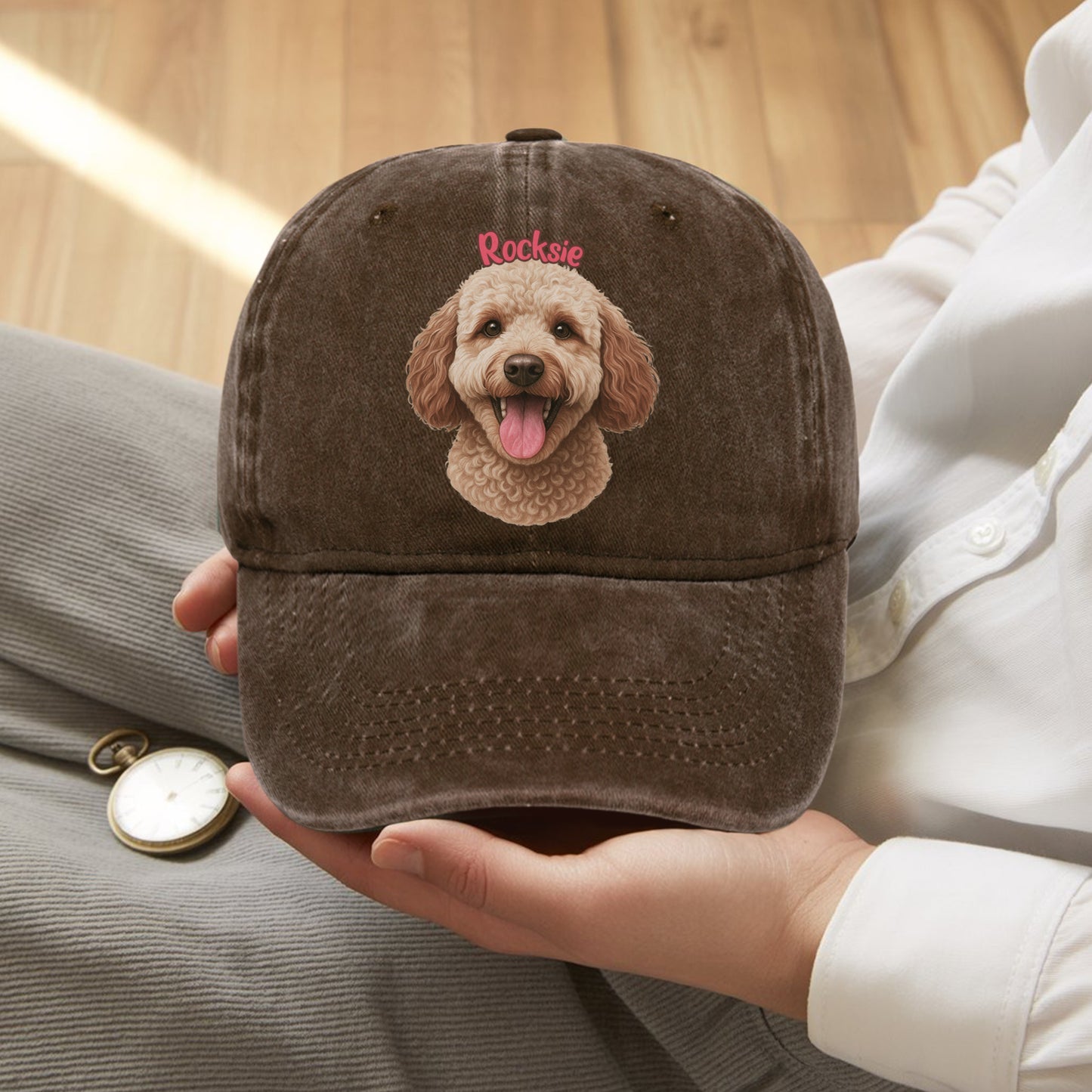 Rocksie Baseball Cap - Cute Dog Lover Hat