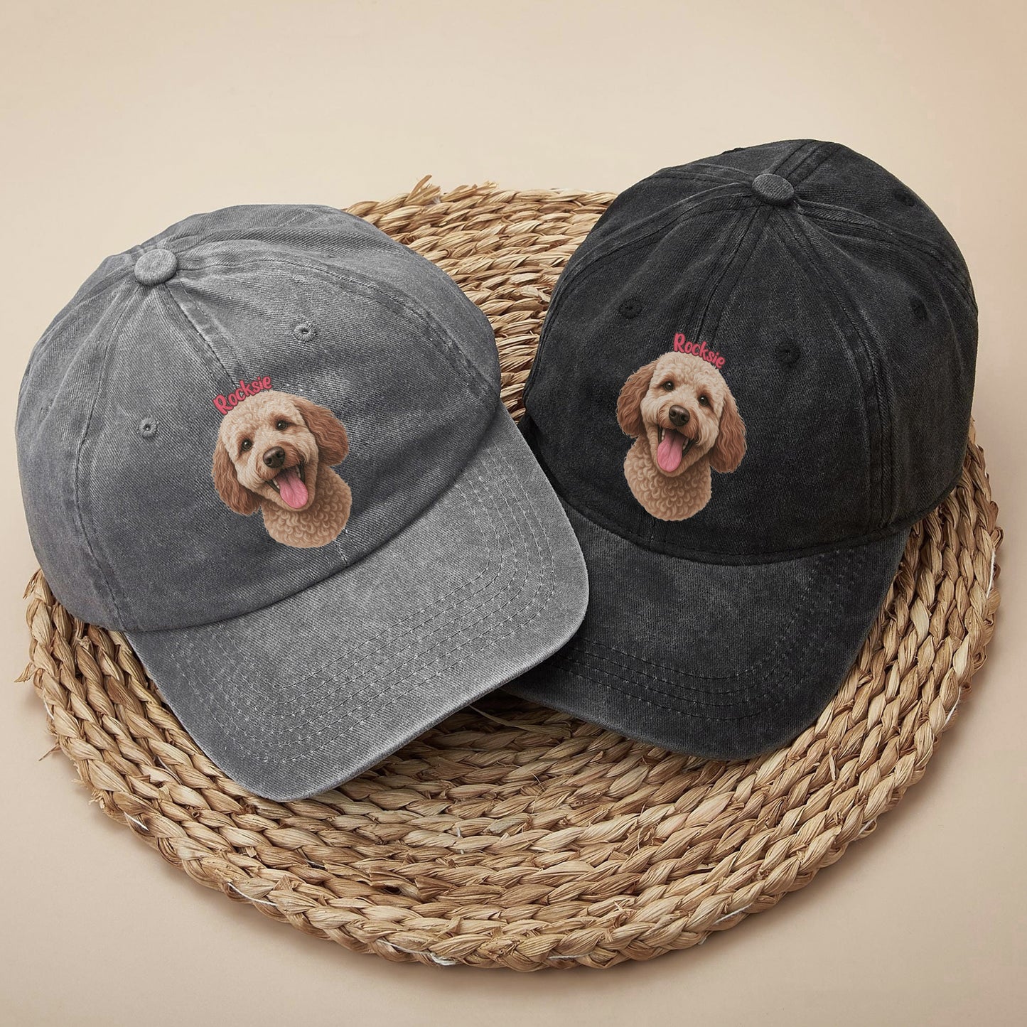 Rocksie Baseball Cap - Cute Dog Lover Hat