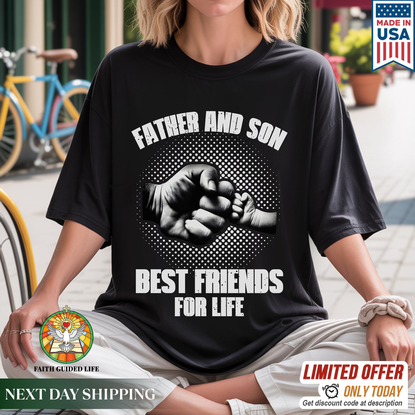 Father and Son Best Friends For Life T-Shirt - Eternal Bond