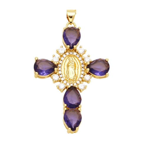 Rainbow Faith Cross Necklace