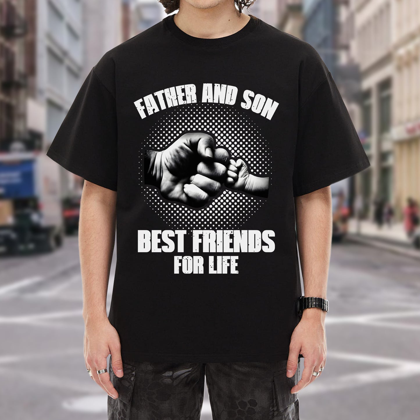 Father and Son Best Friends For Life T-Shirt - Eternal Bond