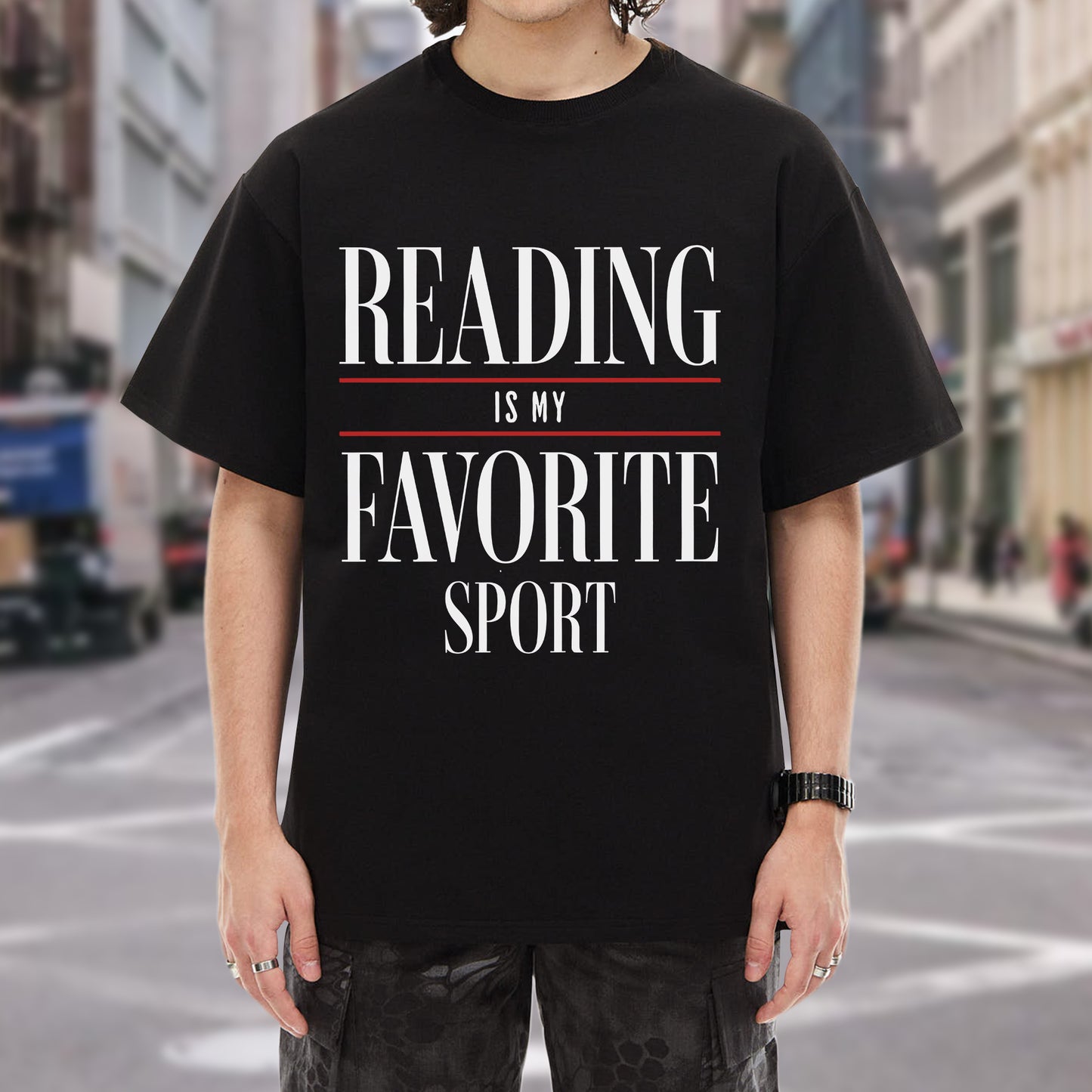 Reading Is My Favorite Sport T-Shirt - Book Lover Declaration