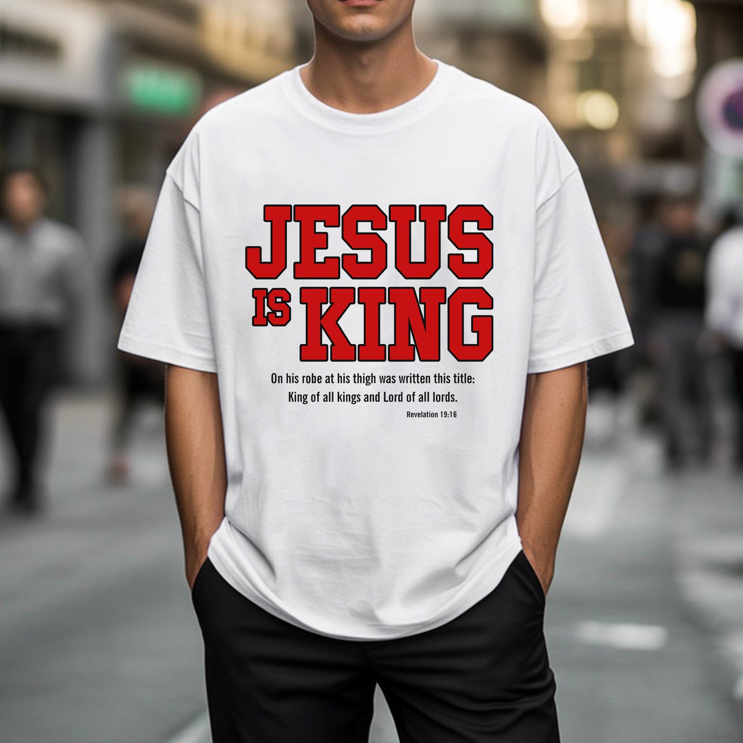 Jesus Is King - King of Kings Revelation 19:16 Christian Declaration