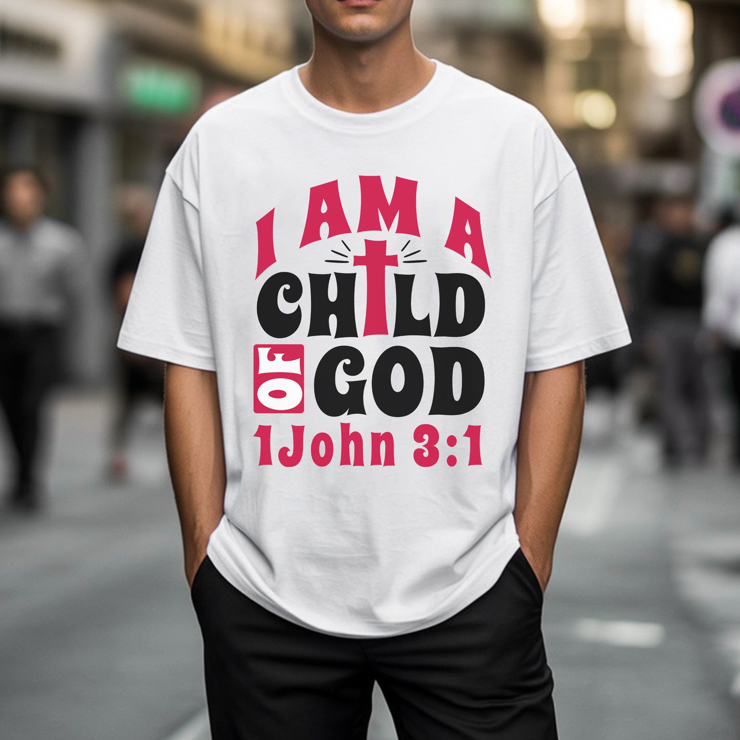 I Am A Child of God 1 John 3:1 T-Shirt - Identity Declaration