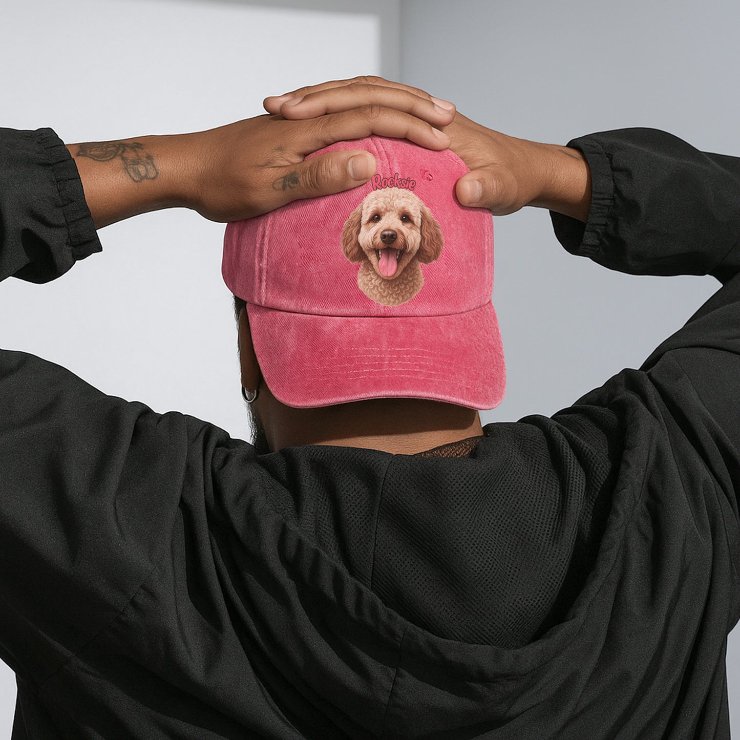 Rocksie Baseball Cap - Cute Dog Lover Hat