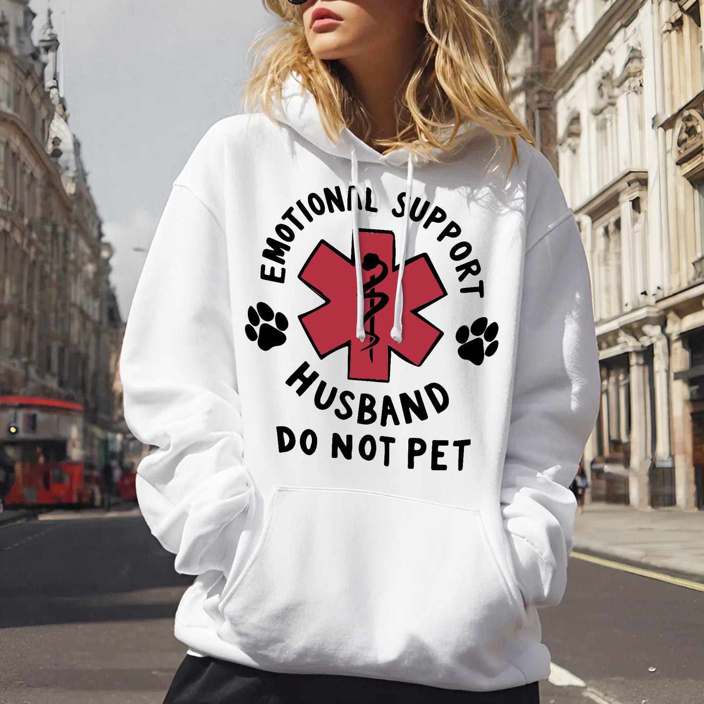 Emotional Support Husband T-Shirt - Do Not Pet