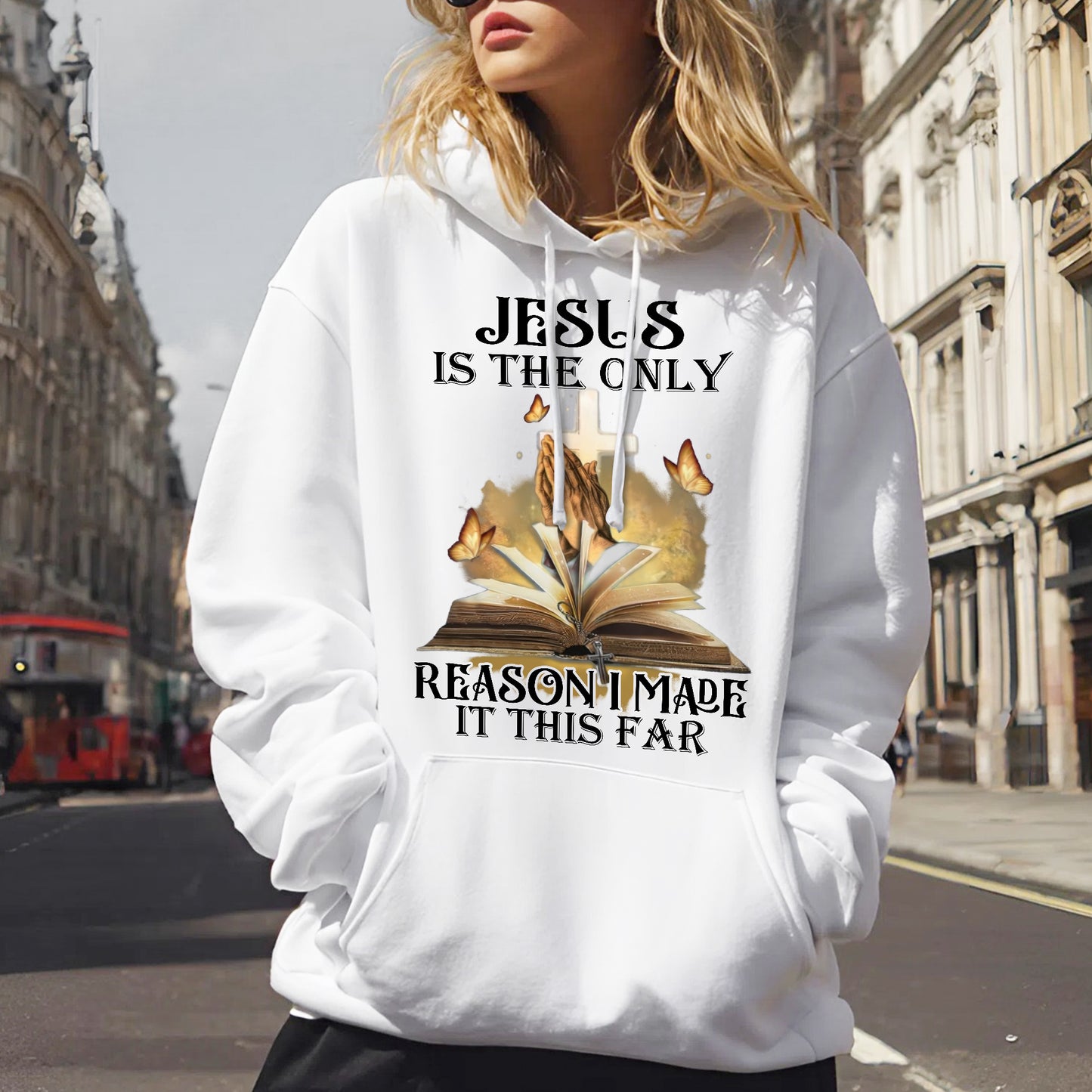 Jesus Is The Only Reason I Made It This Far T-Shirt - Testimony of Grace