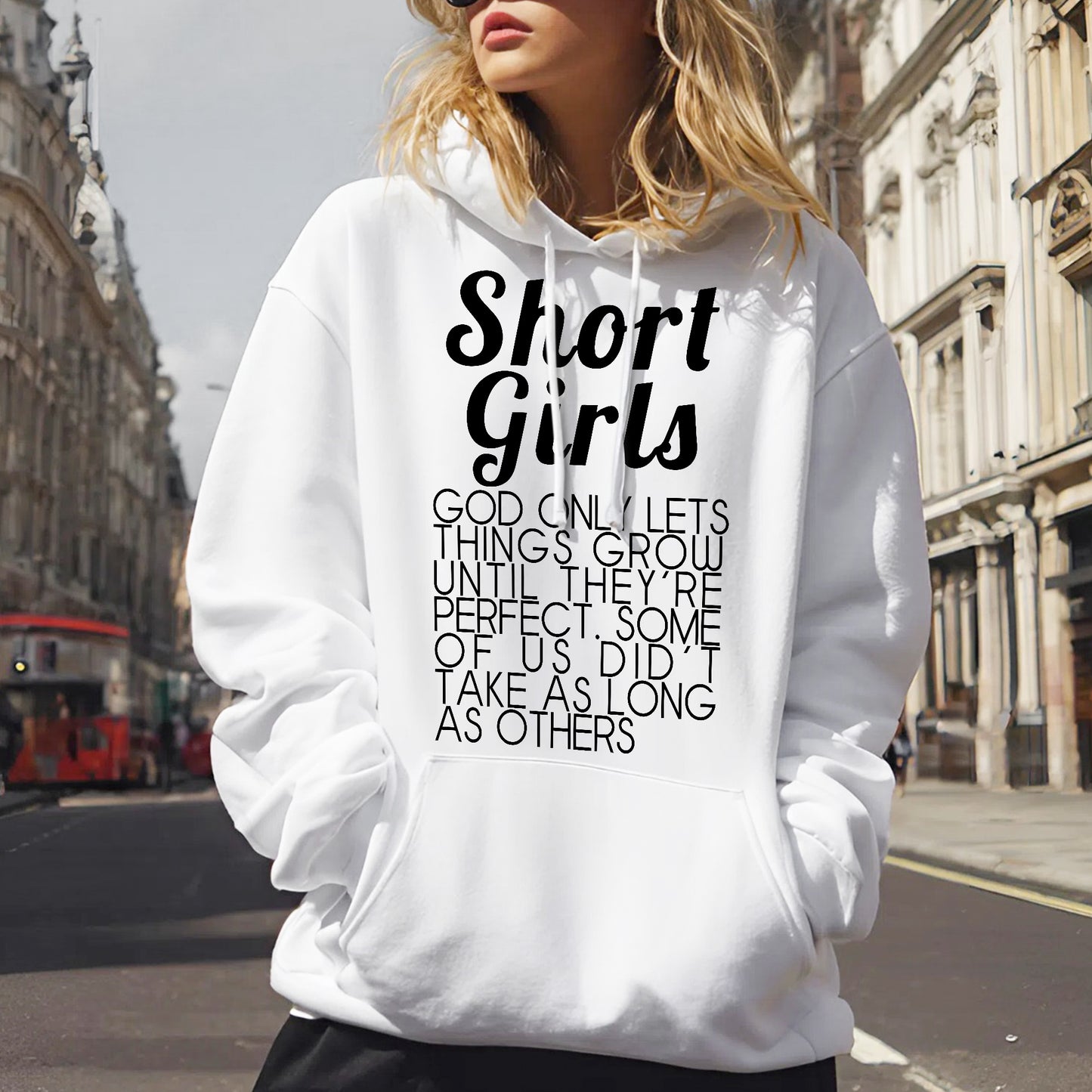 Short Girls God Only Lets Things Grow Until They're Perfect T-Shirt