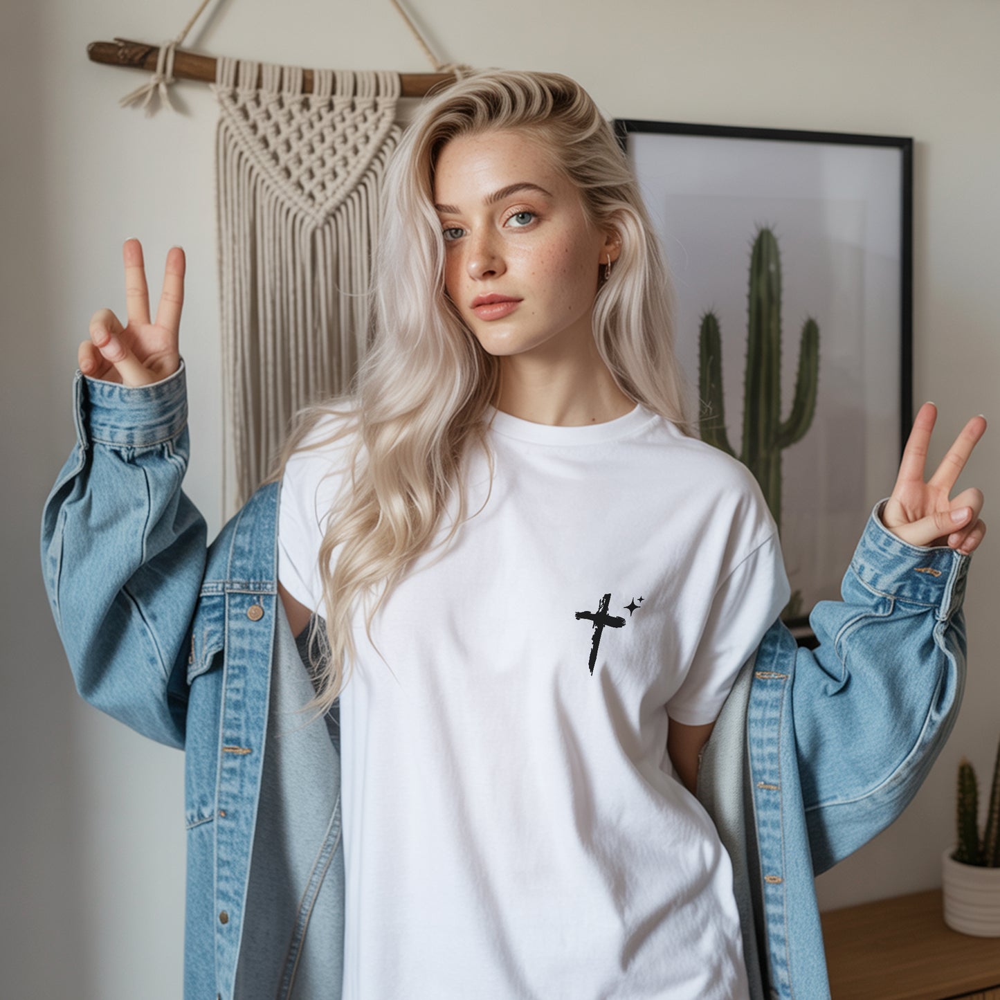 Trust In The Lord With All Your Heart Proverbs 3:5 Christian T-Shirt Two Sides Biblical Faith Tee