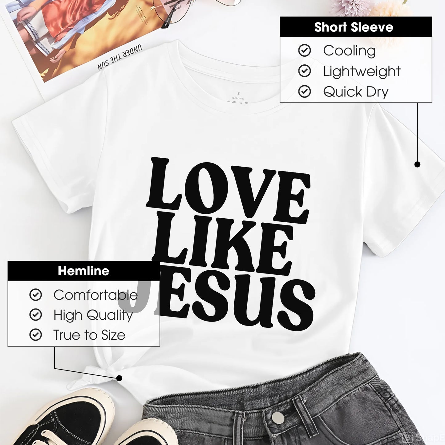 Love Like Jesus T-Shirt - Divine Love Declaration