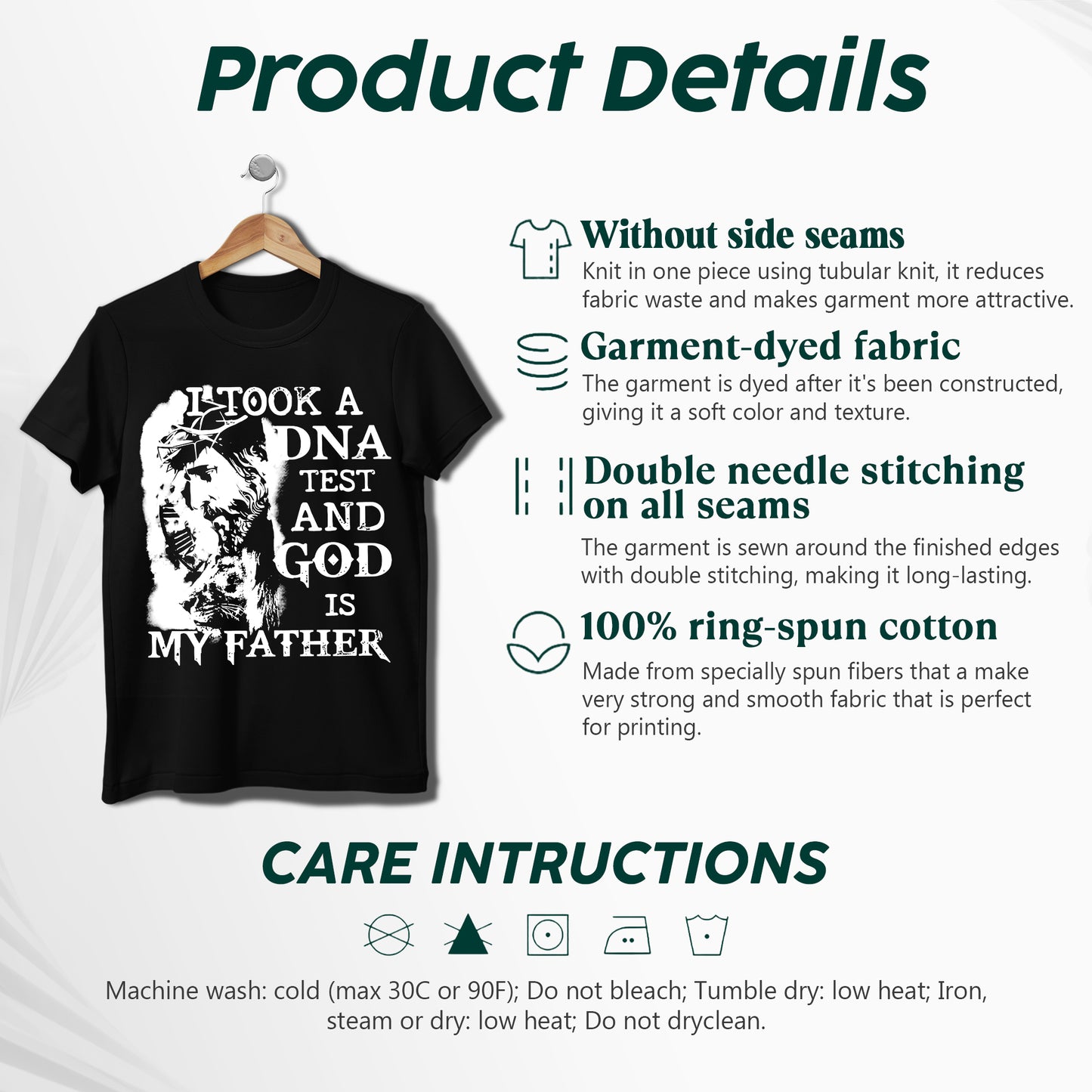 I Took A DNA Test And God Is My Father T-Shirt - Faith Heritage