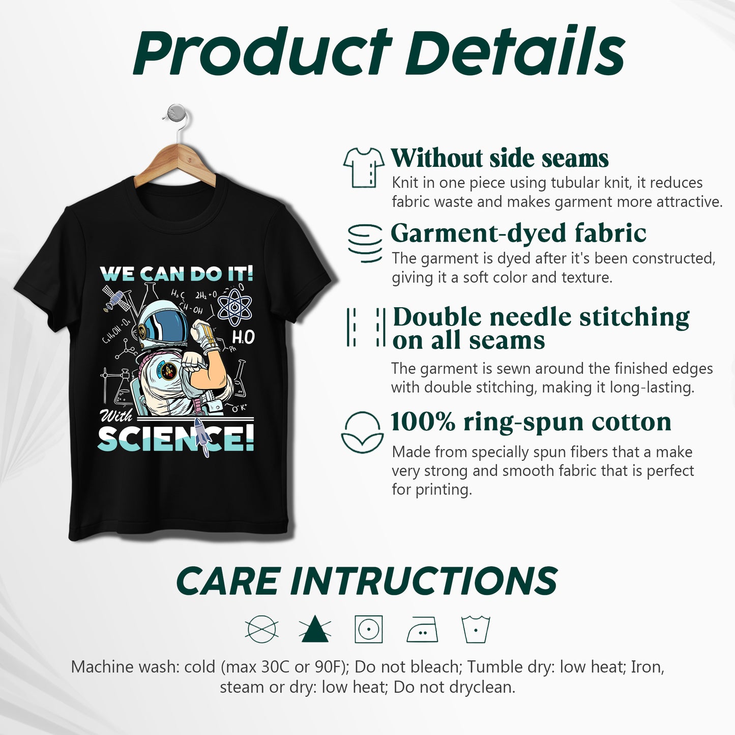 We Can Do It With Science T-Shirt - Scientific Empowerment