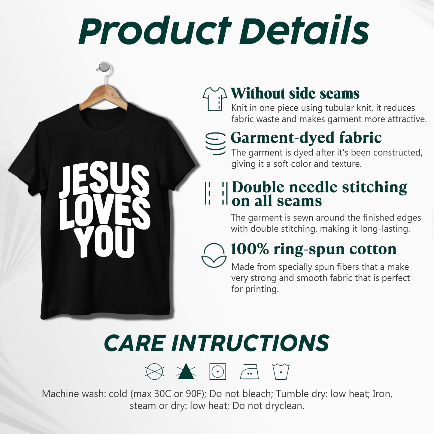 Jesus Loves You T-Shirt - Eternal Love Declaration