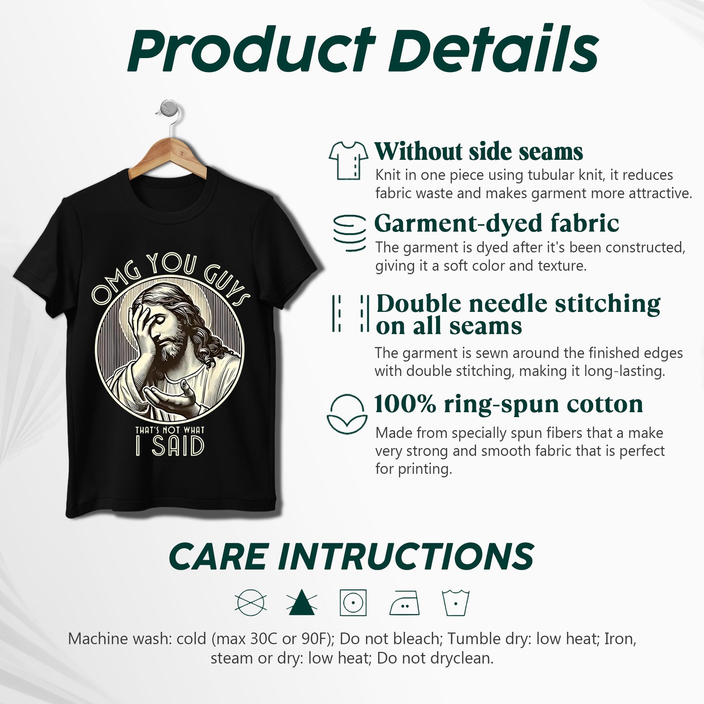 OMG You Guys That's Not What I Said T-Shirt - Jesus Clarification