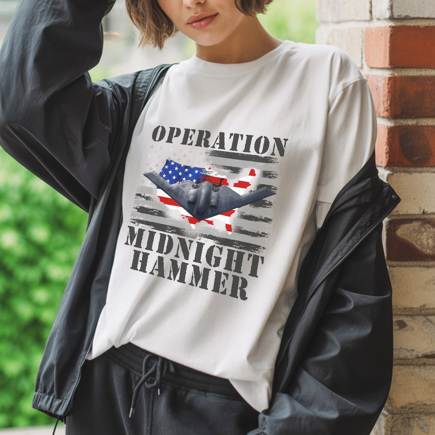 Operation Midnight Hammer Patriotic Christian T-Shirt | God Bless America Military Tribute