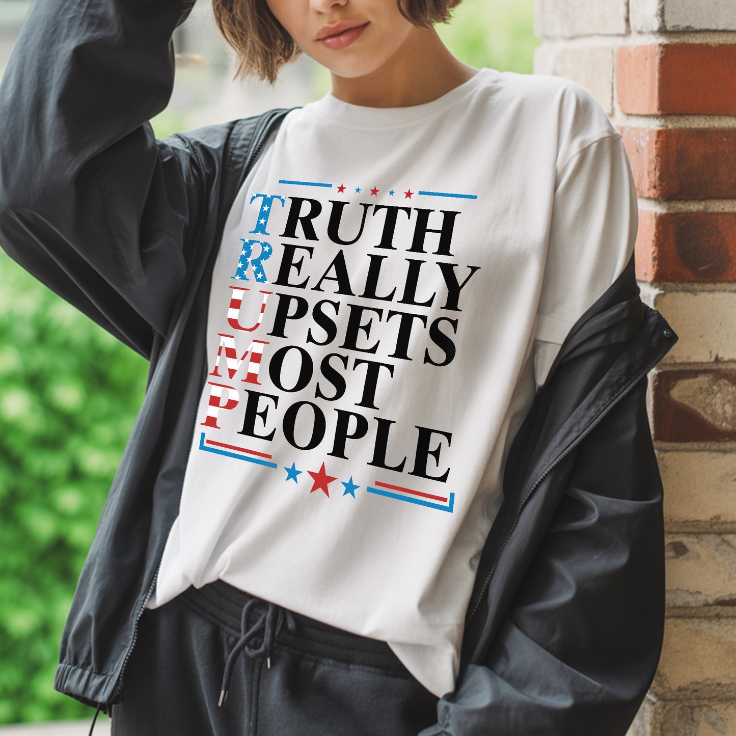 Truth Really Upsets Most People T-Shirt - Bold Reality Check