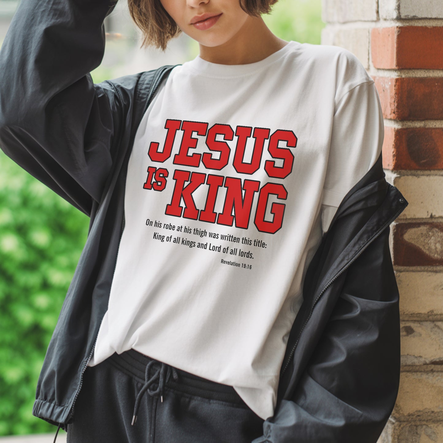 Jesus Is King - King of Kings Revelation 19:16 Christian Declaration
