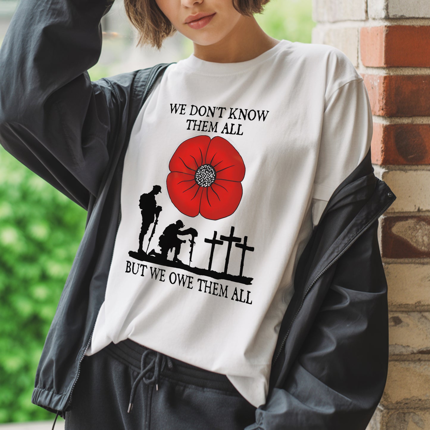 We Don't Know Them All But We Owe Them All T-Shirt - Memorial Tribute