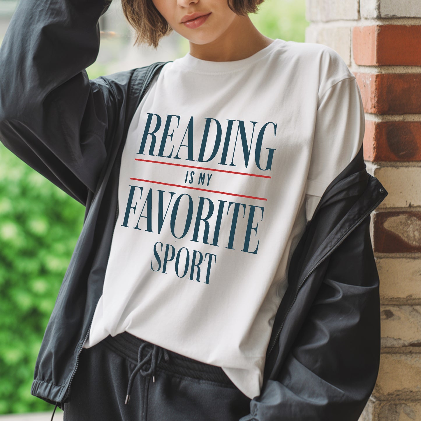 Reading Is My Favorite Sport T-Shirt - Book Lover Declaration
