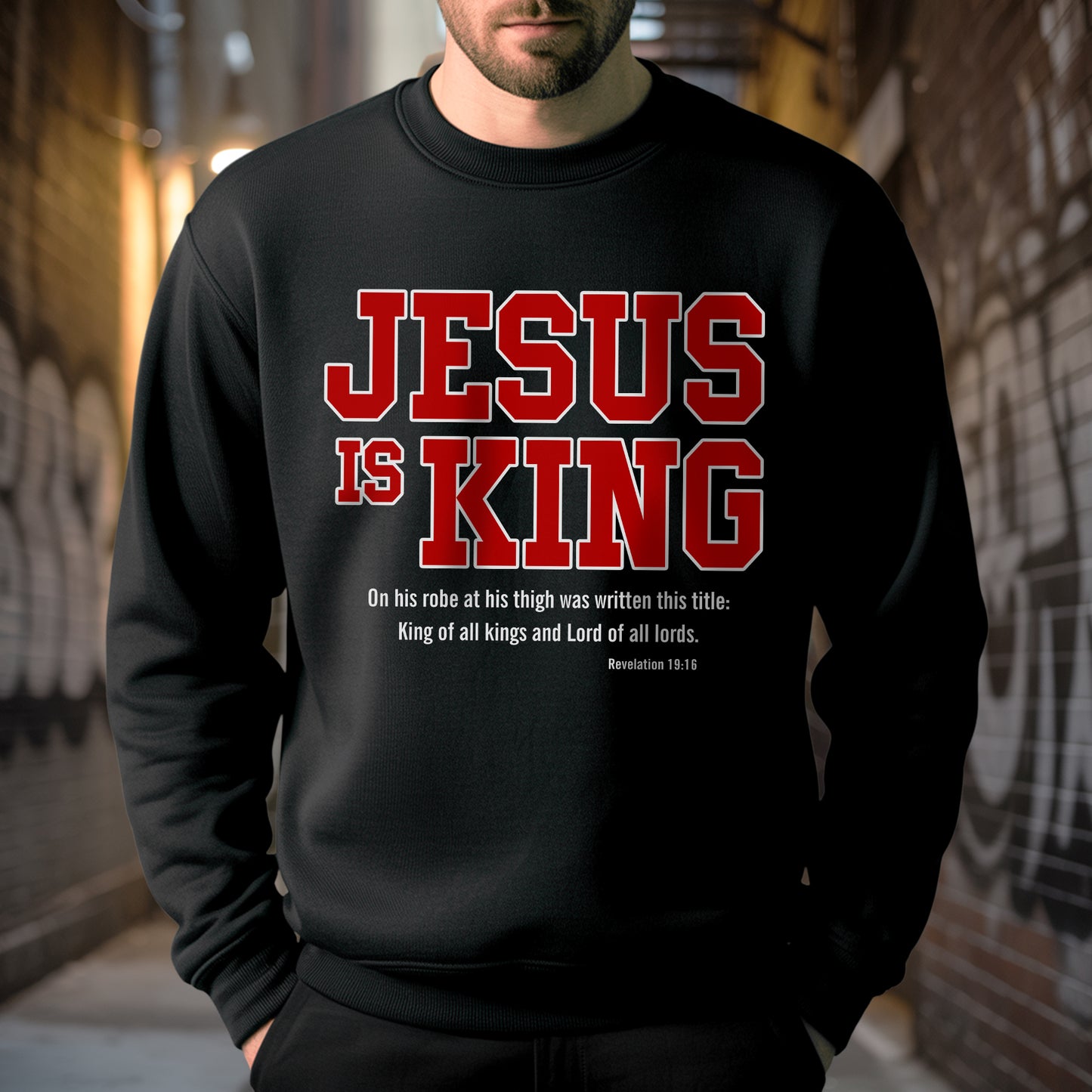 Jesus Is King - King of Kings Revelation 19:16 Christian Declaration