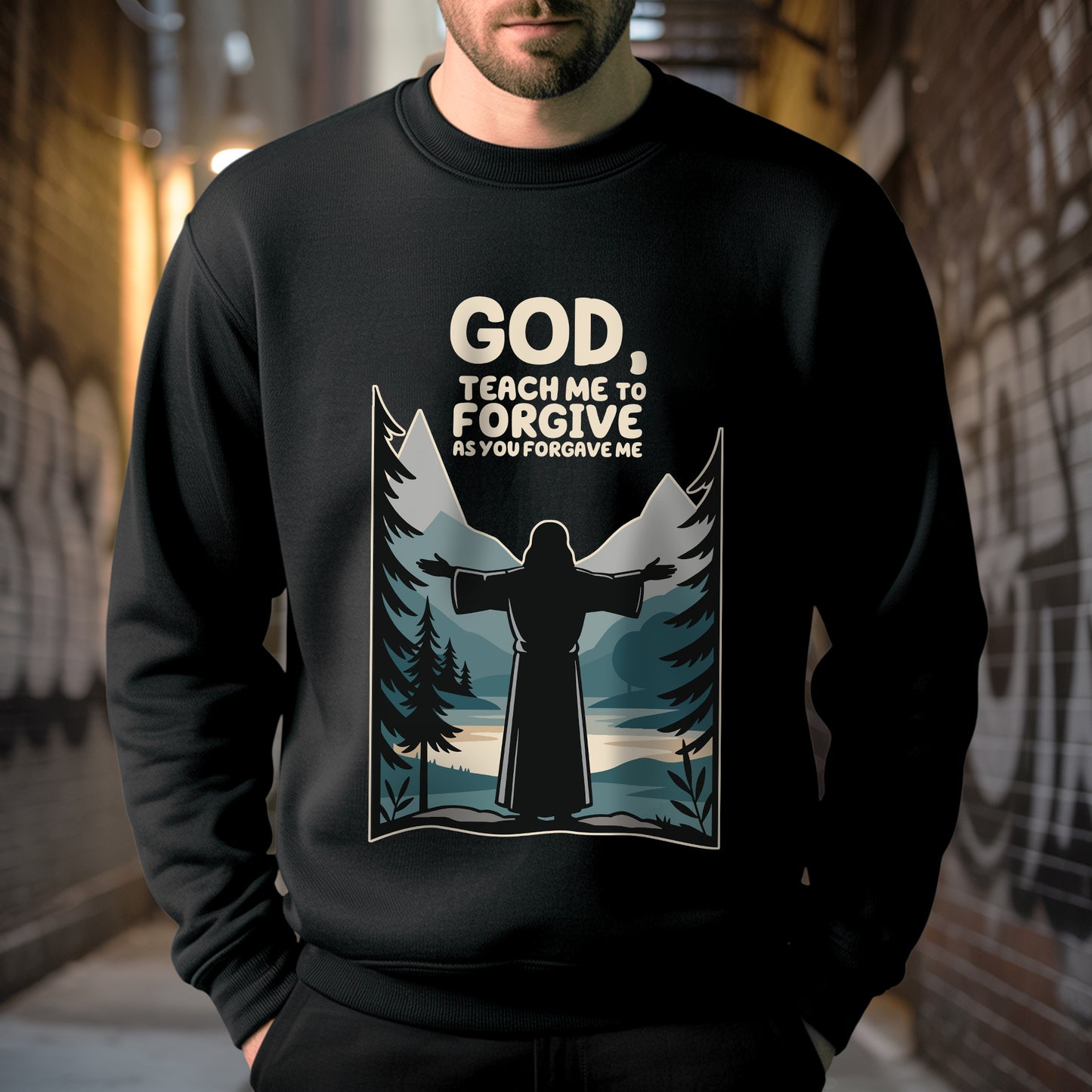 God, Teach Me To Forgive As You Forgive Me T-Shirt - Christian Forgiveness Prayer Declaration