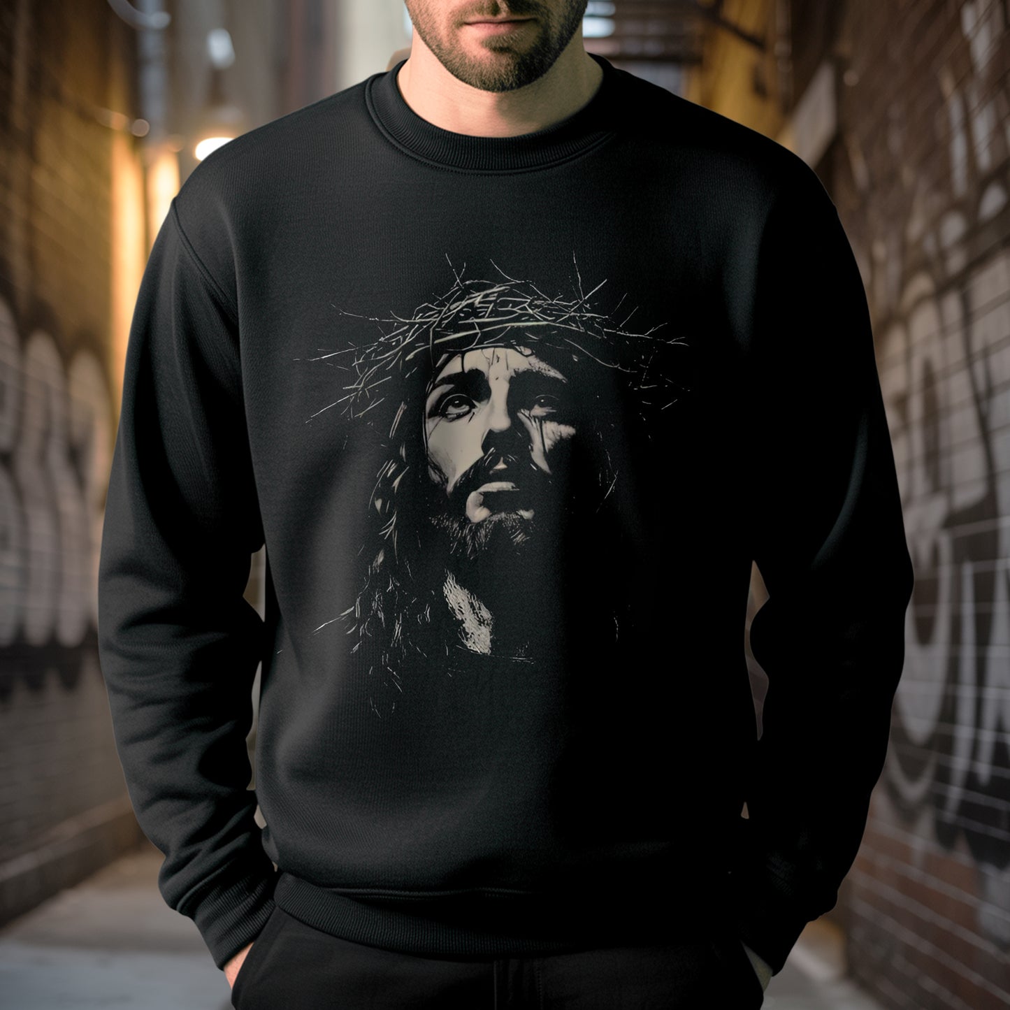 "Jesus Crown of Thorn" Unisex Style Christian T-Shirt | Matthew 27:29 Sacrifice Declaration Tee | Faith Guided Life Apparel