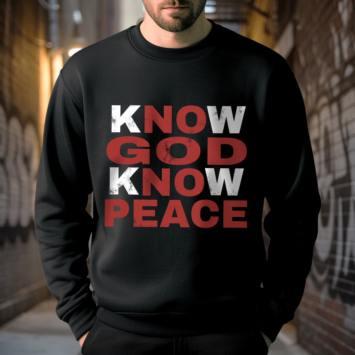 Know God Know Peace T-Shirt - Spiritual Wisdom Declaration
