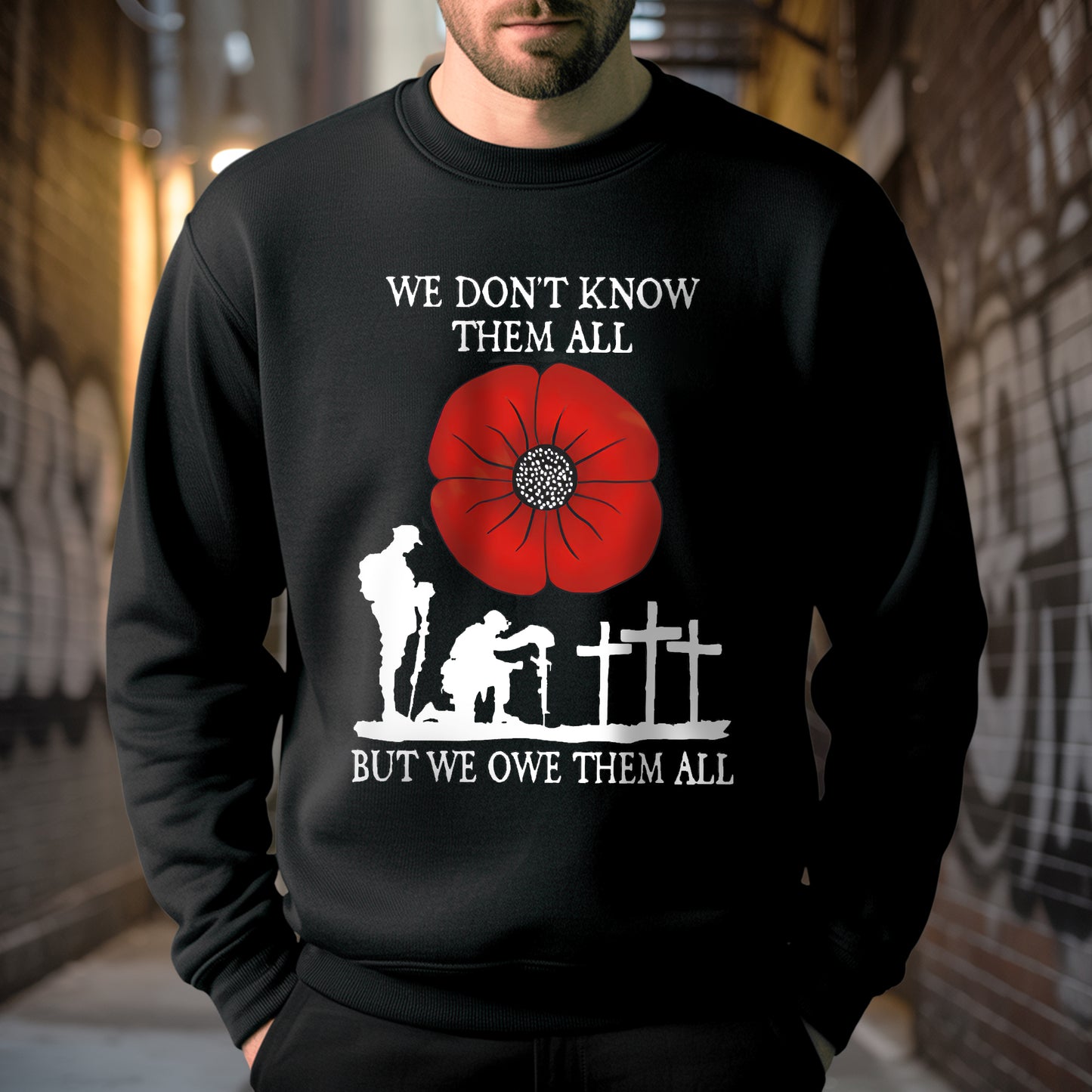 We Don't Know Them All But We Owe Them All T-Shirt - Memorial Tribute