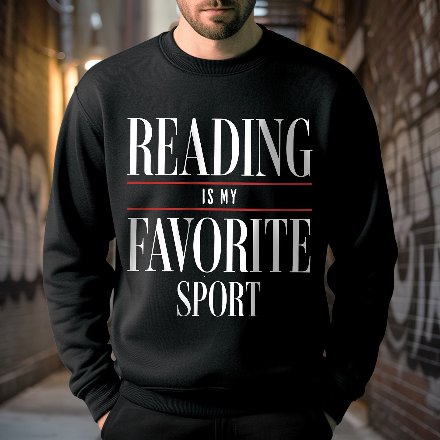 Reading Is My Favorite Sport T-Shirt - Book Lover Declaration
