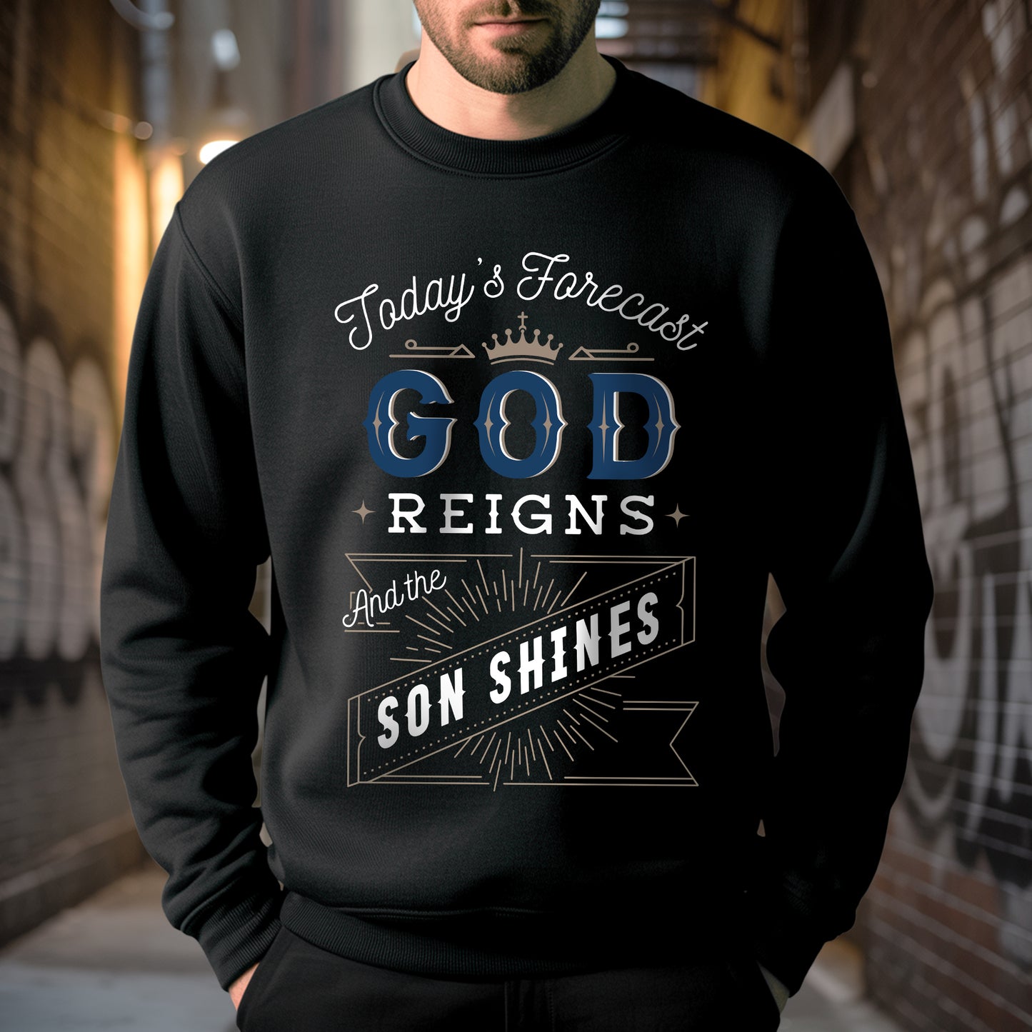 Today's Forecast God Reigns And The Son Shines T-Shirt