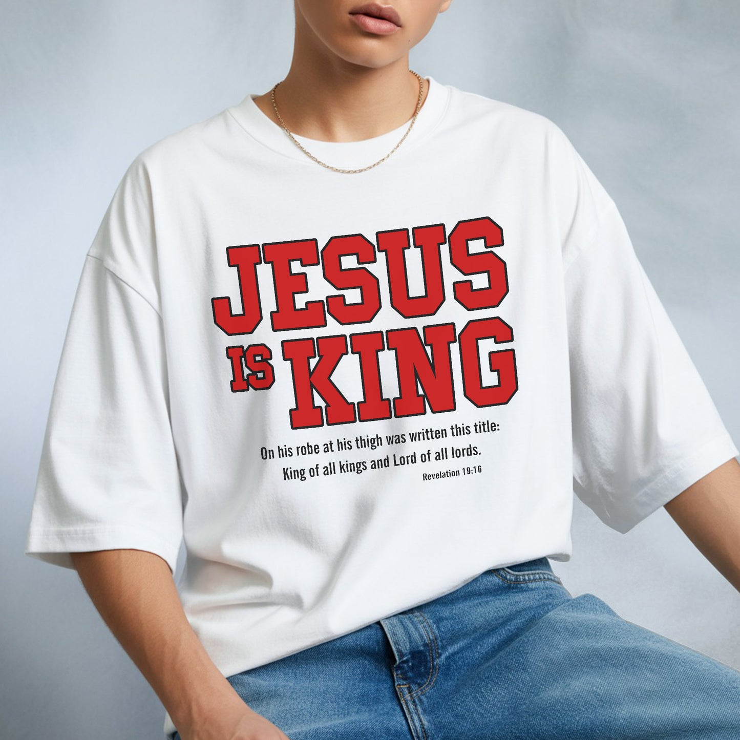 Jesus Is King - King of Kings Revelation 19:16 Christian Declaration