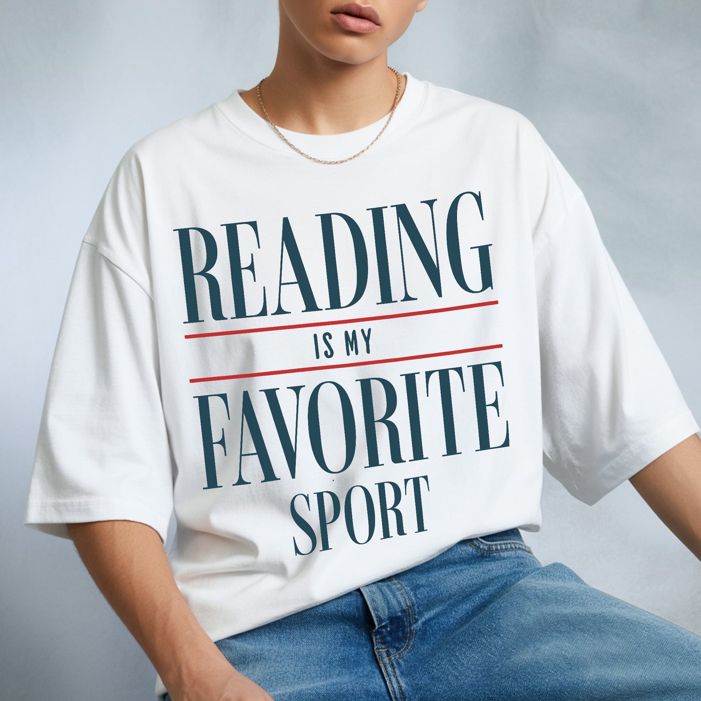 Reading Is My Favorite Sport T-Shirt - Book Lover Declaration