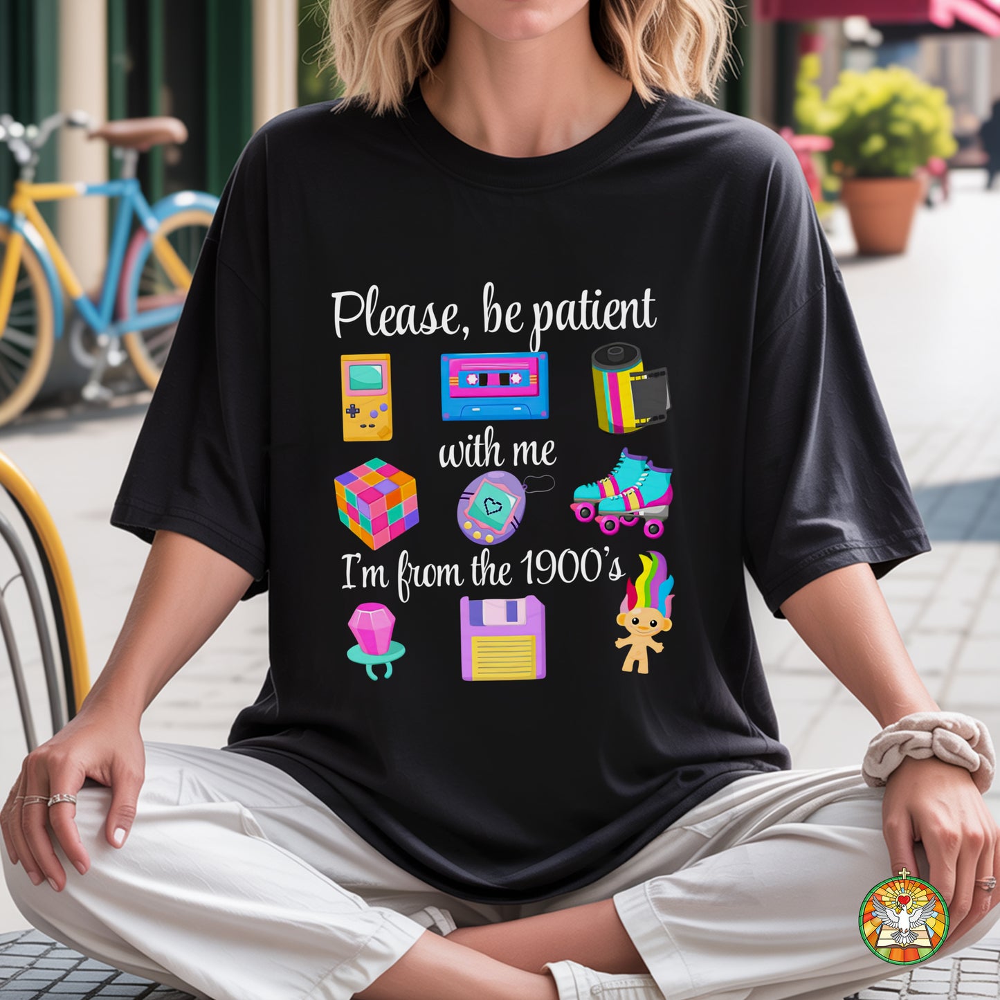 Please Be Patient With Me I'm From The 1900's Retro Nostalgia T-Shirt Millennial Gen X Vintage Tee