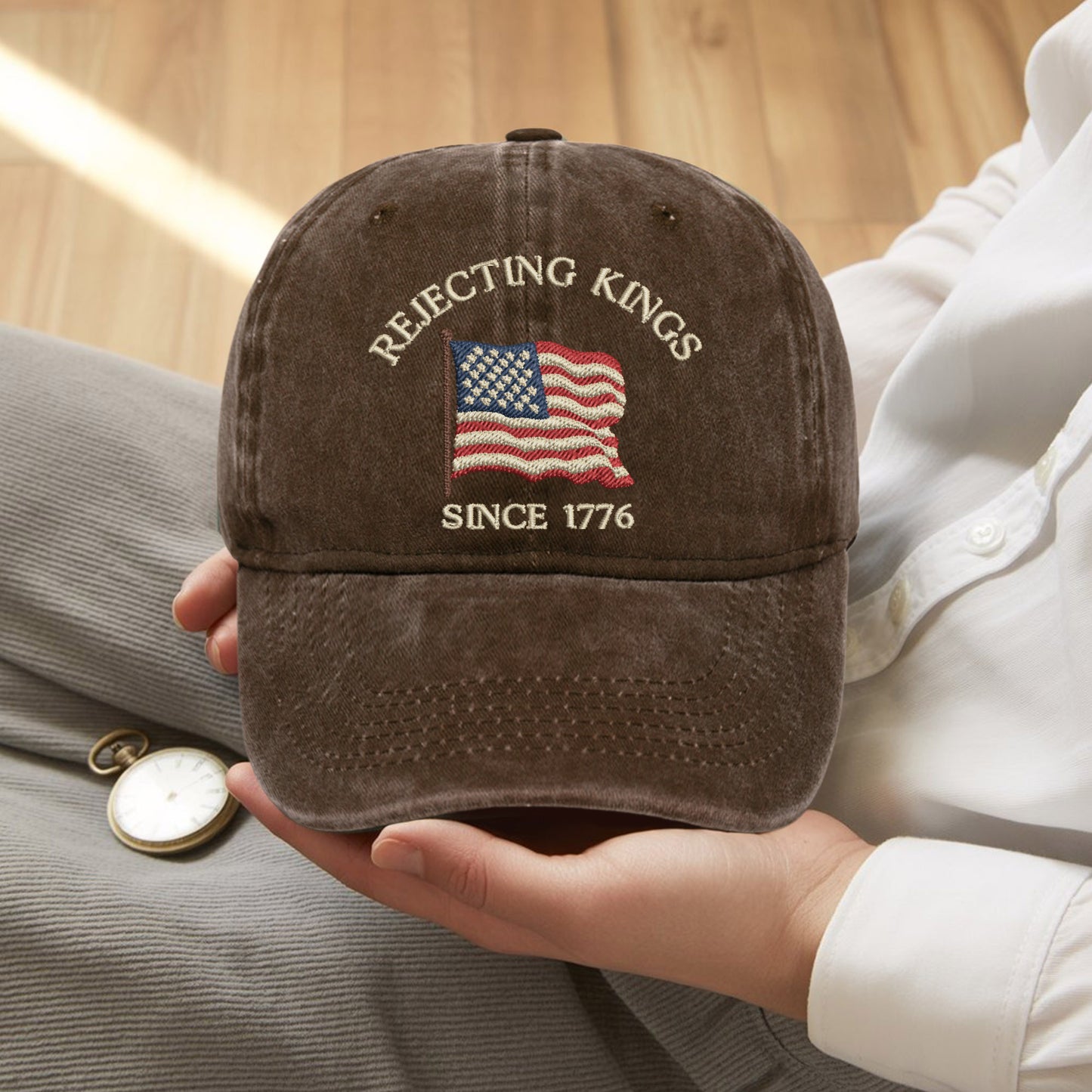 Rejecting Kings Since 1776 Embroidered Heritage Cap