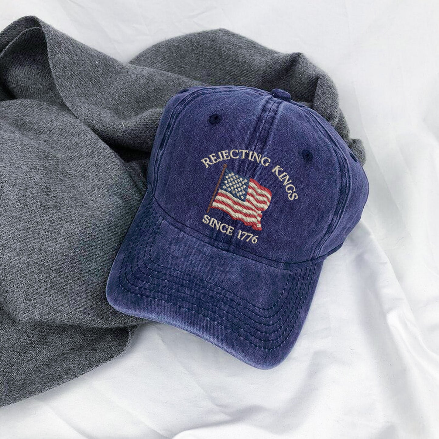 Rejecting Kings Since 1776 Embroidered Heritage Cap