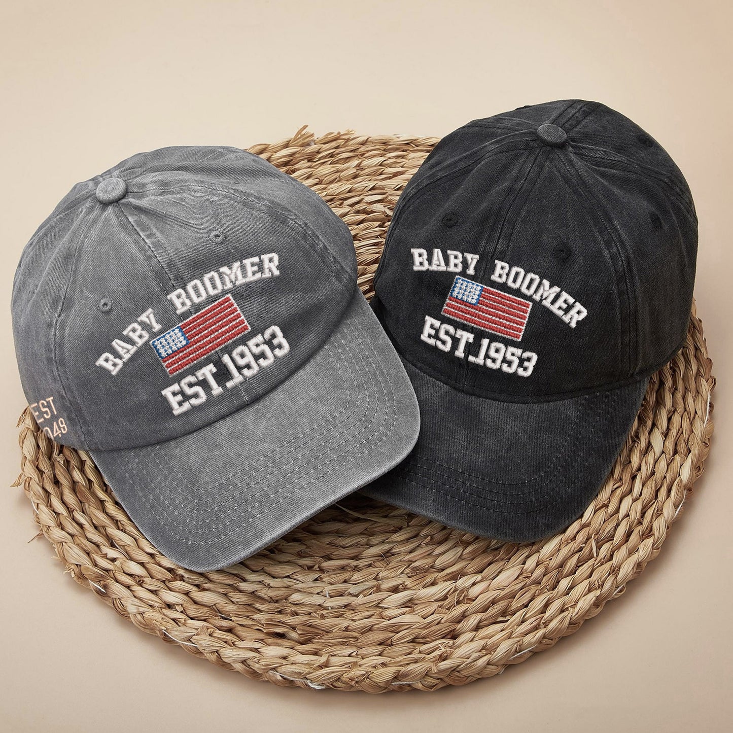 Baby Boomer American Heritage Cap – Custom Year Edition