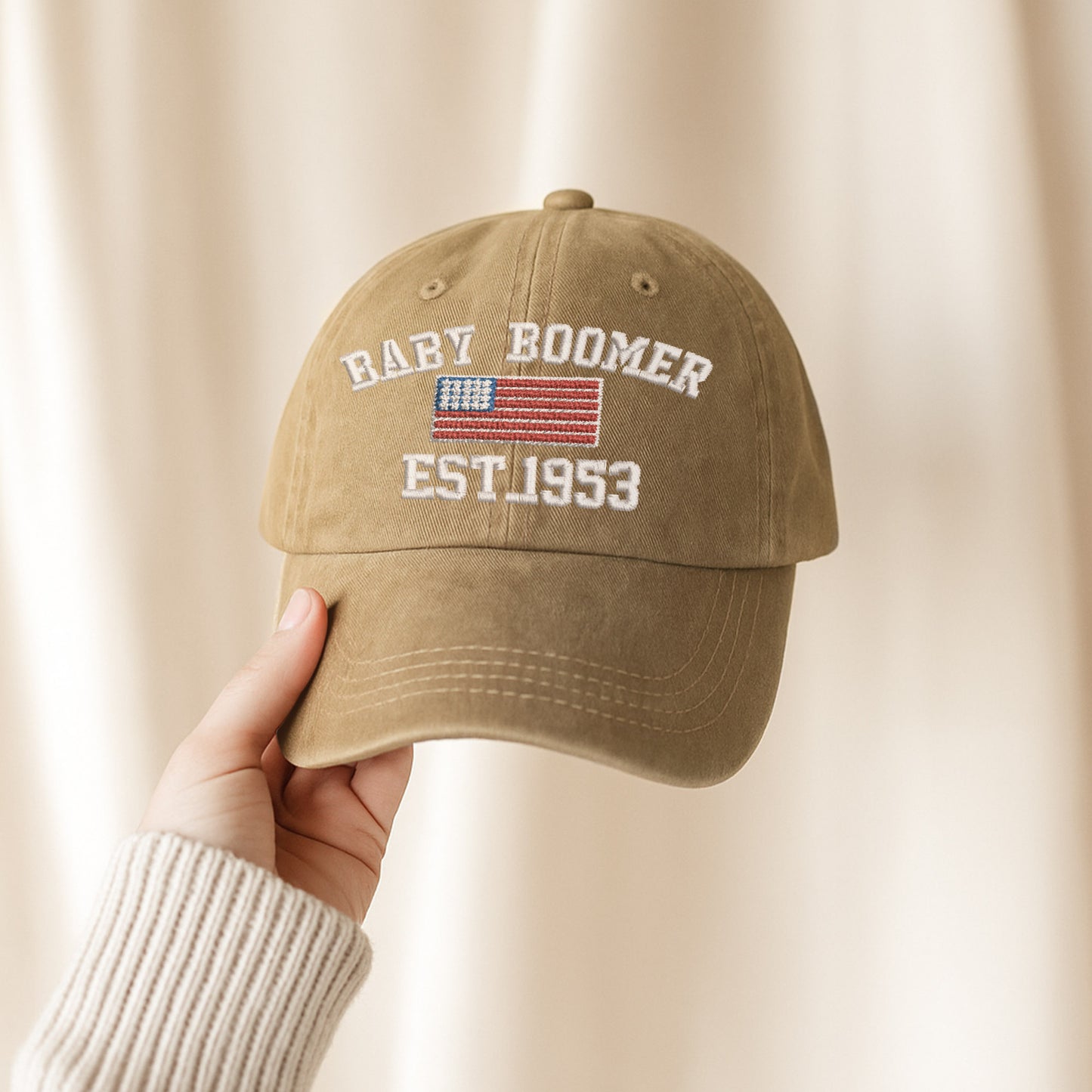 Baby Boomer American Heritage Cap – Custom Year Edition