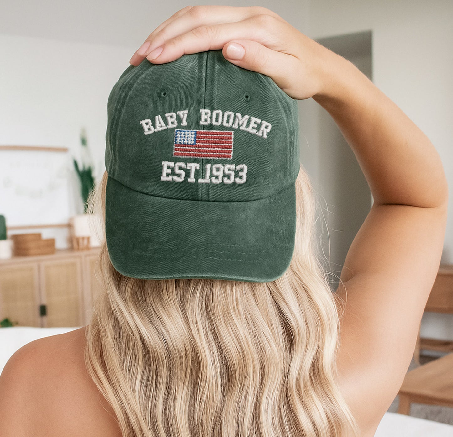 Baby Boomer American Heritage Cap – Custom Year Edition