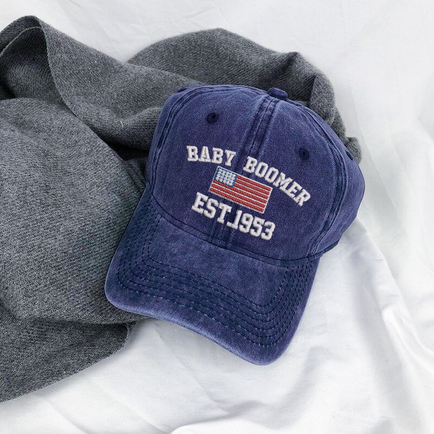 Baby Boomer American Heritage Cap – Custom Year Edition