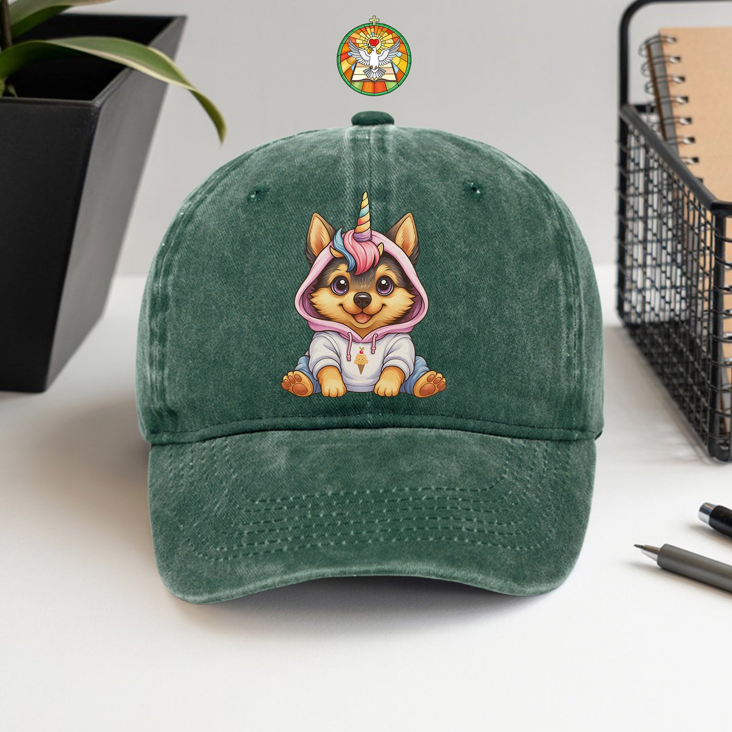 Unicorn Dog Baseball Cap - Magical Pet Lover Hat