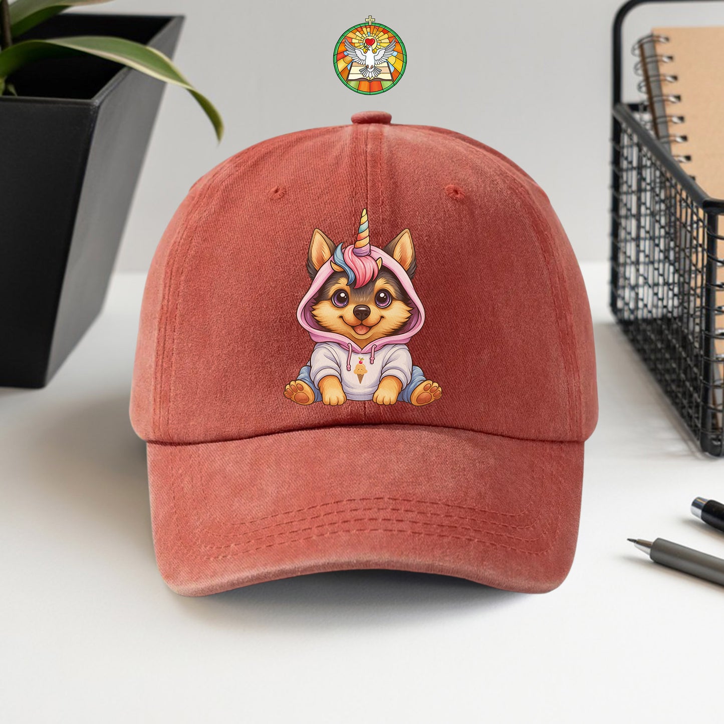 Unicorn Dog Baseball Cap - Magical Pet Lover Hat
