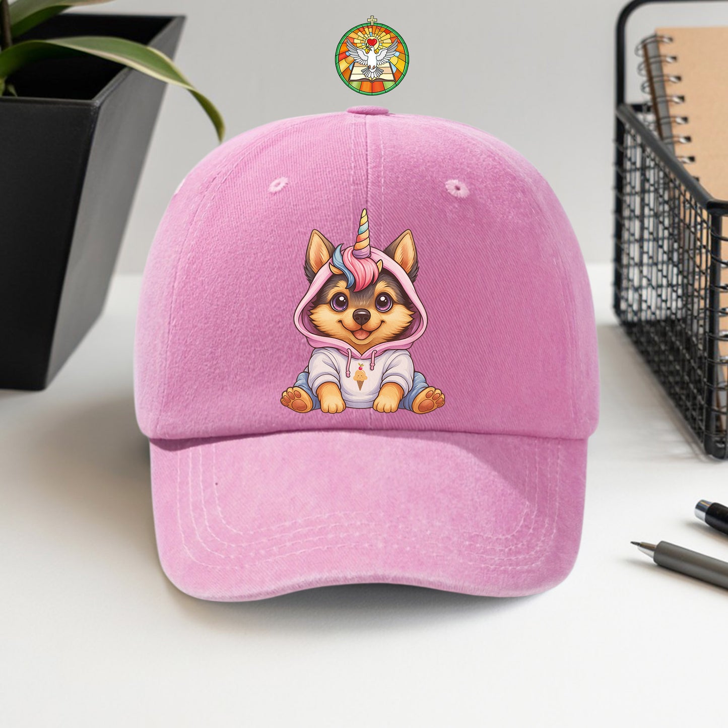 Unicorn Dog Baseball Cap - Magical Pet Lover Hat