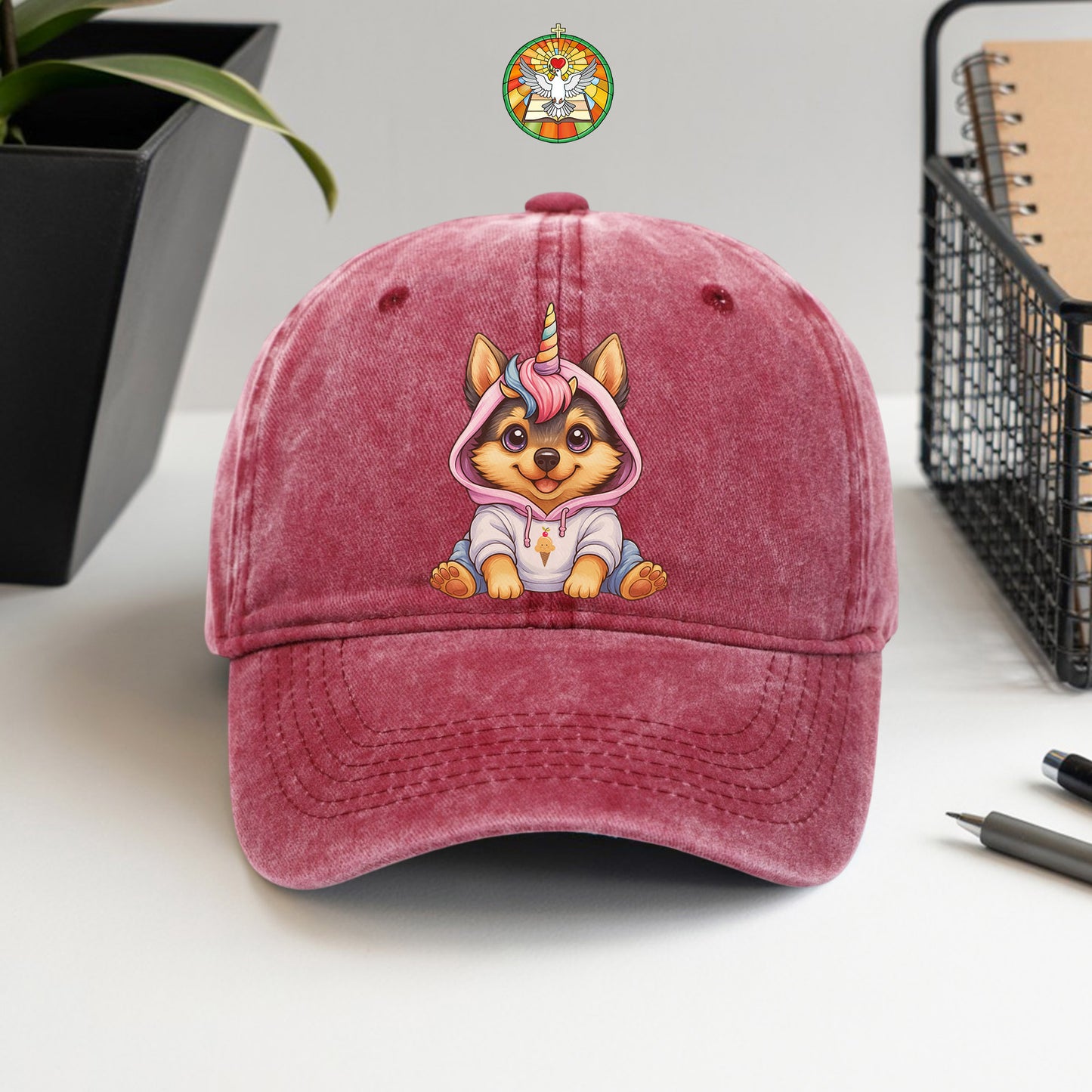 Unicorn Dog Baseball Cap - Magical Pet Lover Hat